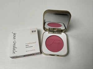Jane Iredale PurePressed Blush QUEEN BEE Soft Fuchsia Shimmer Full Size New - Picture 1 of 7