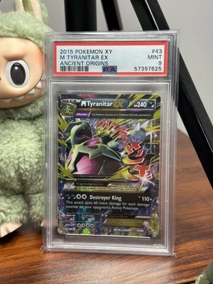 🔥🔥🔥 2015 Pokemon XY M Tyranitar EX 43/98 XY - Ancient Origins Holo PSA 9  - Image 1 of 2