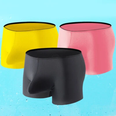 Intimo Da Uomo Boxer Slip Mutandine Da Uomo Boxer Shorts Seta Ghiacciata ☆ - Immagine 1 di 4