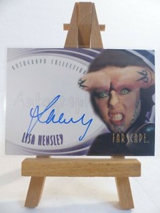 Farscape Through the Wormhole Autograph card A57 Lisa Hensley as Matala