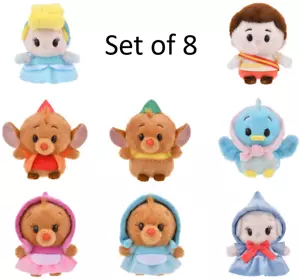 Japan Tokyo Disney Plush Toy Urupocha-chan 75th Anniversary Cinderella Set - Picture 1 of 10