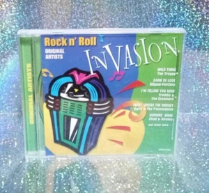 (2-889) "ROCK N' ROLL INVASION" CD / PRE-HEARD / ORIGINAL ARTISTS NEW RECORDINGS - Picture 1 of 7