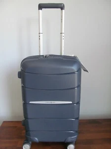 Samsonite Luggage 22" Carry On Spinner-Midnight Navy Blue, TSA Locking, USB -NWT - Picture 1 of 13