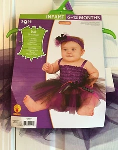Girl's BAT Halloween Costume  3 Piece Set  Infant Size - 6-12 Months  NEW  - Picture 1 of 6