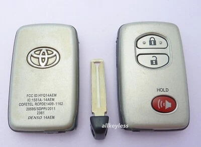 OEM 2008-15 TOYOTA LAND CRUISER inteligente entrada sin llave mando a distancia HYQ14AEM Foto 1 de 4