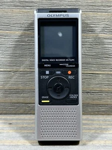 Olympus VN-722PC Digital Voice Recorder Dictation Machine Silver/Black WORKS - Picture 1 of 10