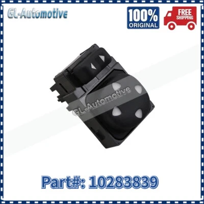 Interruptor de espejo retrovisor lateral eléctrico apto para Chevy Monte Carlo 2000-2005 10283839 Foto 1 de 4