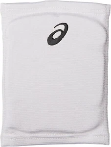 Rodillera de voleibol ASICS XWP260 talla L blanca negra almohadilla de soporte nueva - Imagen 1 de 3