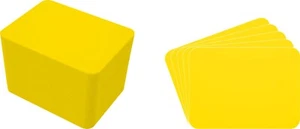 (100) Trading CCG Index Teiler Karten - 2-3/4"x3-3/4" - gelb SCHWERLAST 30mil - Bild 1 von 2