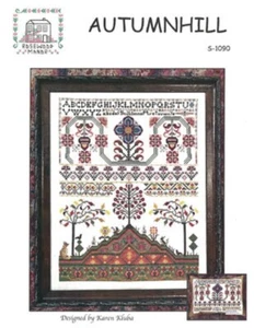 AUTUMNHILL CROSS STITCH SAMPLER CHART-ROSEWOOD MANOR - Picture 1 of 1