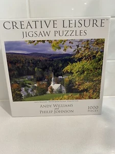 CREATIVE LEISURE * WAITES RIVER VILLAGE , VERMONT * 1000 PIECE JIGSAW PUZZLE - Picture 1 of 2