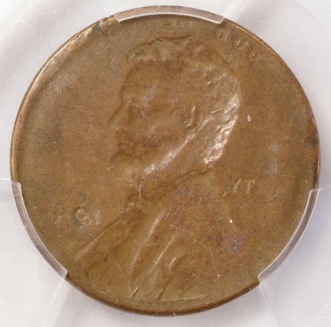 1944 1c Wheat Cent Obverse Mirror Brockage PCGS AU50 Cover