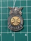 Cold War Era USAF Fire Protection Badge Pin Air Force
