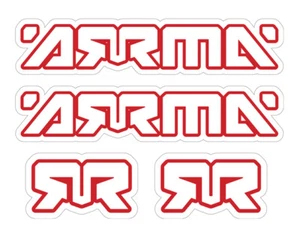 Calcomanía adhesiva de radiocontrol Arrma Mojave Kraton Outcast (color blanco) (4) camión todoterreno - Imagen 1 de 1