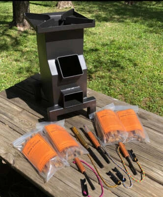 MINUTEMAN ROCKET STOVE Minuteman Titan Rocket Stove Deluxe Fire Makers Kit