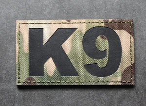 Parche Oficial VELCRO® Manipulador de Perros Combate MWD Militar Reflectante IRR Insignia - Imagen 1 de 2