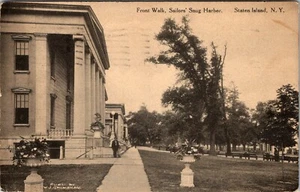STATEN ISLAND NEW YORK CITY SAILERS SNUG HARBOR OLD 1911 POSTCARD - Picture 1 of 2