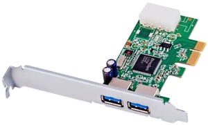 Tarjeta de adición de host dual Acer USB 3.0 PCIe2 x1 10W + 10W -RA354EPCB11 - Imagen 1 de 3