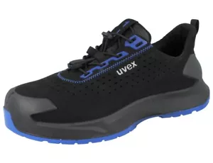 UVEX 1 x-craft Herren Sicherheitsschuhe Halbschuhe gelocht S1 ESD schwarz Weite - Bild 1 von 1