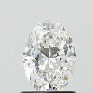 Lab Grown 1.02 Ct OVAL Cut F Color SI1 Clarity IGI Certified CVD Diamond - Picture 1 of 13
