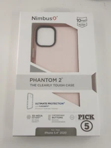Nimbus9 Phantom 2 Series Case for Apple iPhone 12 mini - Flamingo Pink - Picture 1 of 1