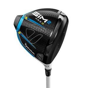 Left Handed TaylorMade SIM 2 MAX D 10.5* Driver Extra Stiff Very Good