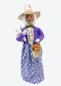 2024 Byers Choice Web Exclusivas Abuela de Pascua Retiradas Conejo Festivo Zanahorias - Imagen 1 de 4