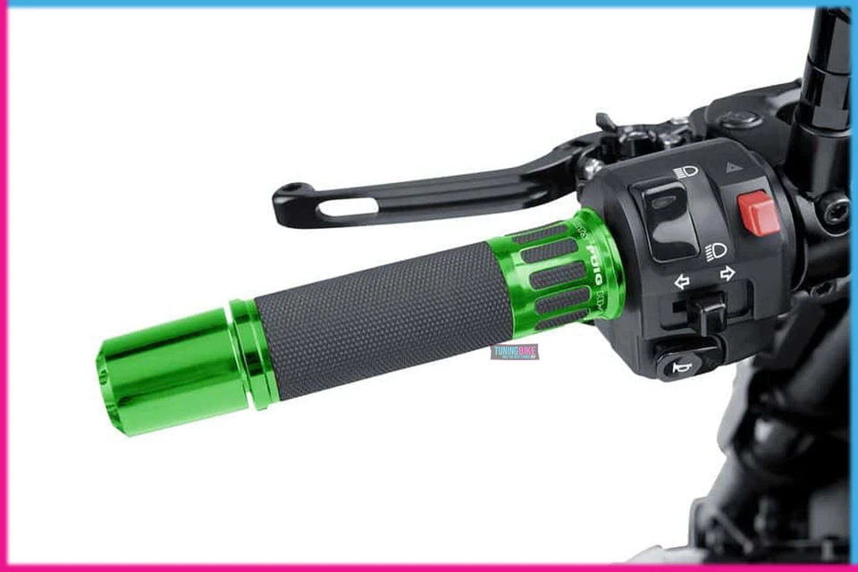PUIG GRIPS RACING FOR YAMAHA FZ8 FAZER 10-12 GREEN-119MM - Изображение 1 из 1