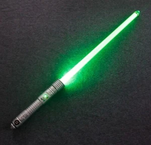 Star Wars Kit Fisto Lightsaber Custom Built RGB Metal Dueling Saber With Blade - Picture 1 of 11