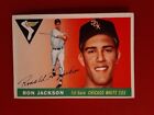 1955 TOPPS #66 RON JACKSON CHICAGO WHITE SOX ROOKIE CARD VG/EX. rookie card picture