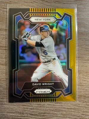 David Wright refractor negro/oro #1/5 New York Mets ** 2024 Panini Prizm #188 Foto 1 de 4