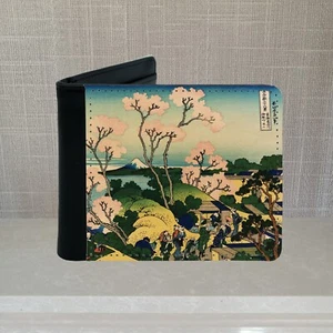Goten-Yama Hill Shinagawa on the Tokaido PU Leather Wallet (Art, Hokusai) - Picture 1 of 2