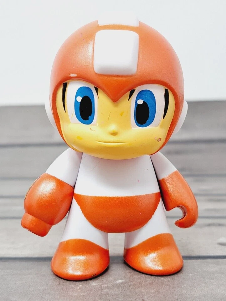 Loot Crate Kidrobot Capcom Mega Man 3" Figure Kid Robot Vinyl Orange - Image 1 of 4