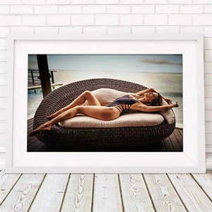 ALESSANDRA AMBROSIO - Model Poster Picture Print Sizes A5 to A0 **FREE DELIVERY* - Picture 1 of 14