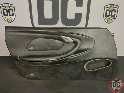 2003- Porsche 911 996 Left Door Panel Black Leather Speaker Delete 125031 - Image 1 of 4