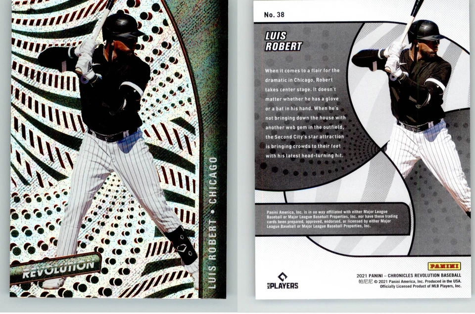 Luis Robert 2021 Chronicles Revolution Base #38 Chicago White Sox - Image 1 of 1