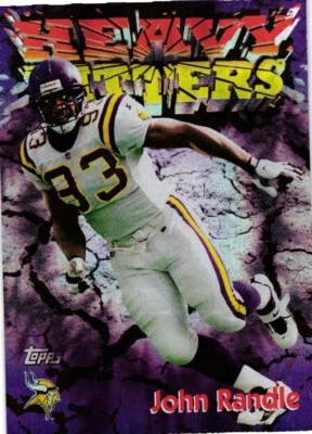 1998 Topps John Randle Heavy Hitters Insert #18 - Image 1 of 4