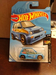 2017 Hot Wheels Nightburnerz '85 Honda City Turbo II, 81/250 blau - Bild 1 von 3