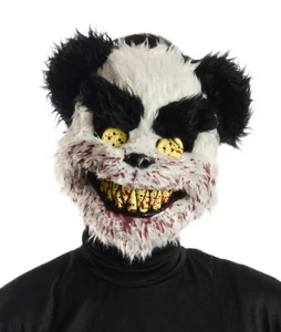 Charles Teddy Bear Adult Face Mask Halloween Party Horror Scary Fancy Dress UK - Picture 1 of 1
