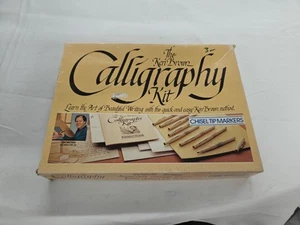 Vintage Complete Ken Brown Calligraphy Kit Very Nice USA Slightly Used Rare - Picture 1 of 2