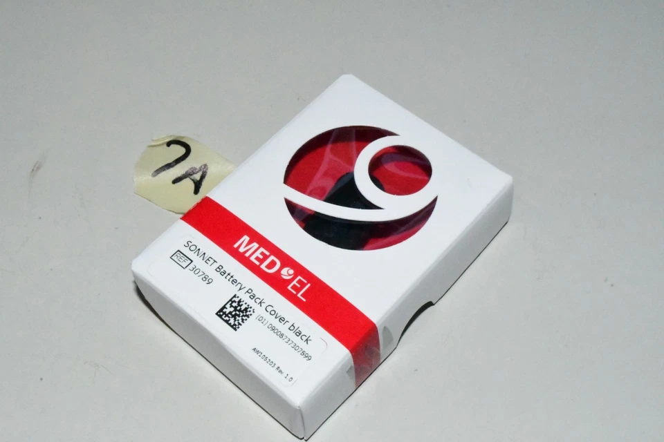 MED-EL 30789 Sonnet Battery Pack Cover Black / / RARE 1C #7a 2m