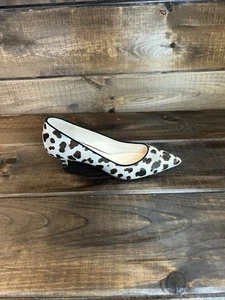 Cole Haan Vesta 45 mm Ocelot Print Haircalf Pumps Heeled Shoes Women Size 9.5 B - Picture 1 of 11