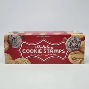 Williams Sonoma Set of 3 Holiday Cookie Stamps by Nordic Ware 2011 Sealed NEW  - Picture 1 of 12