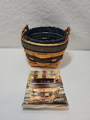 Longaberger Thyme Booking Basket Collector's Club Exclusive Vintage 1998 - Image 1 of 4