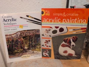 Pintura acrílica simple y creativa, hazlo en un día y técnicas acrílicas creativas - Imagen 1 de 17