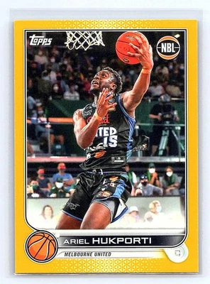 Ariel Hukporti 2022-23 Topps NBL #41 Gold #/50 - Image 1 of 2