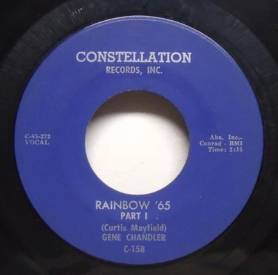 Gene Chandler - Rainbow '65 - 1965 Live Soul 45 on Constellation Foto 1 de 2
