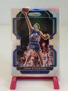2021-22	NBA PANINI	PRIZM JOHN STOCKTON SILVER %267 - Picture 1 of 2