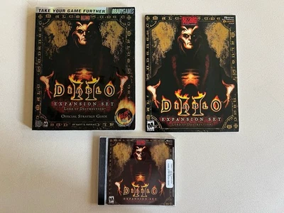 Diablo II 2 Lord of Destruction Expansion Set With Bradygames Guide and Manual - Image 1 of 4