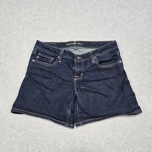Big Star Remy Low RIse Fit Jean Shorts Women's Size 28 Dark Wash Denim Stretch - Picture 1 of 13